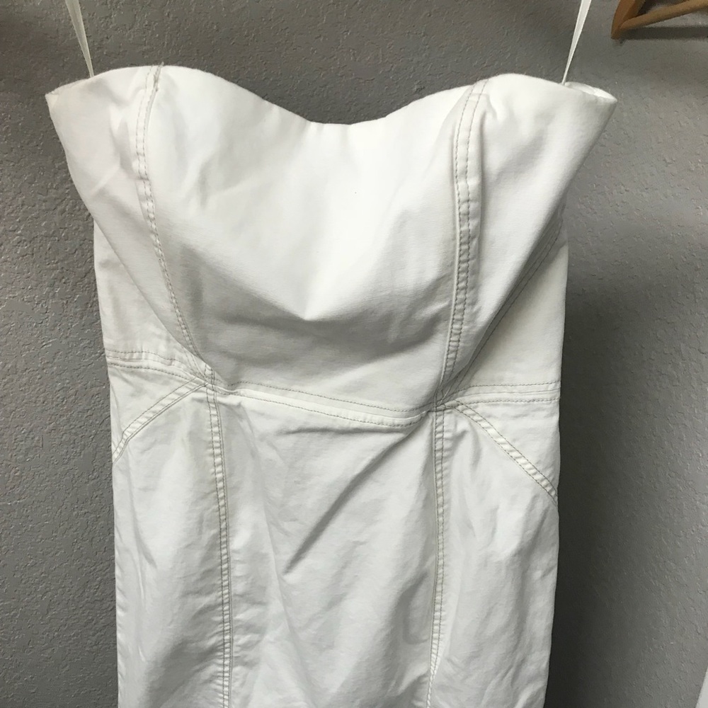 RACHEL Rachel Roy Strapless Shift Dress